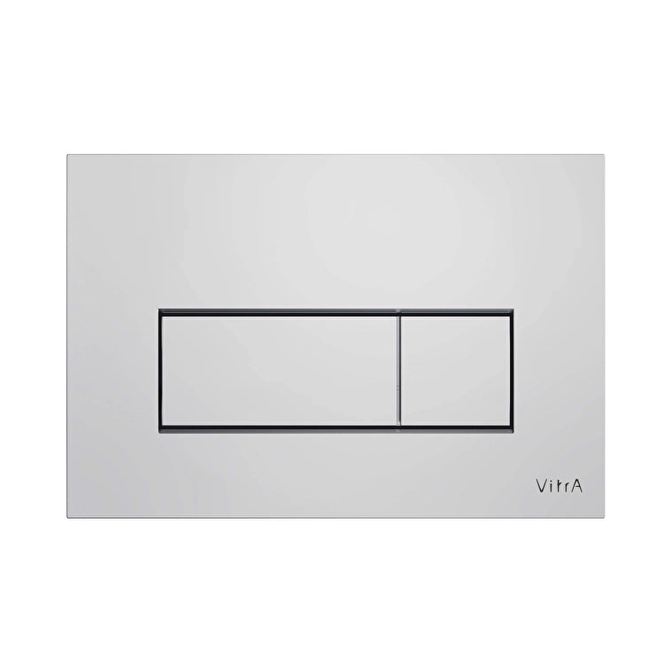 Vitra Root Square Kumanda Paneli, Parlak Krom