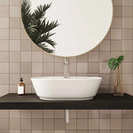 VitrA Geo Tezgah Üstü Lavabo, Oval, 55x43 cm, Mat Beyaz