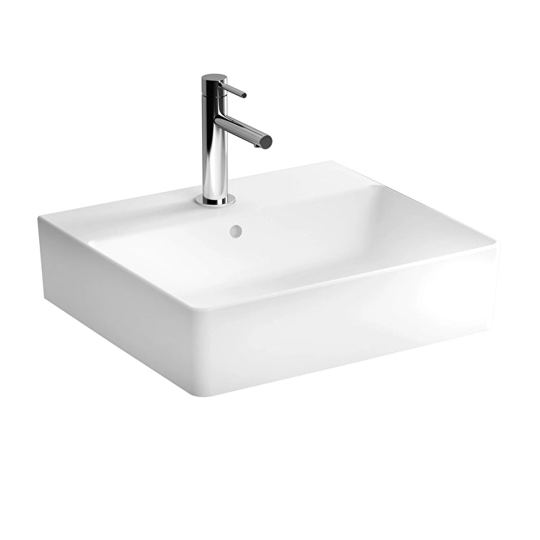 VitrA Nuo Tezgah Üstü Lavabo, Dikdörtgen, Kompakt, 50x44 cm