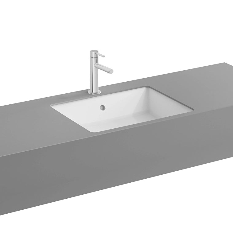 VitrA Tezgah Altı Lavabo, Dikdörtgen, Kompakt, 50x38 cm