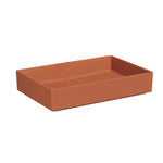 VitrA Archiplan Çanak Lavabo, Kare, 60x40 cm, Mat Terra Rosa