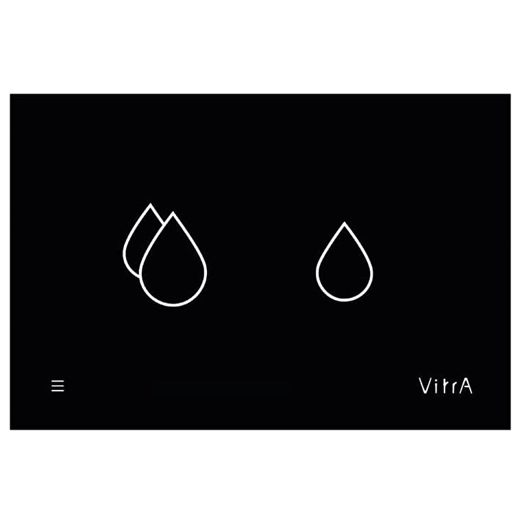 Vitra V-Care Akıllı Panel 8 cm Gömme Rezervuarlar ile Uyumlu, Cam