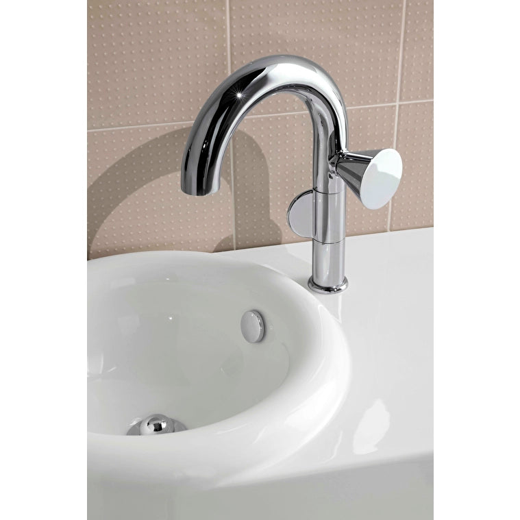 VitrA Liquid Lavabo Yuvarlak Süzgeci, Parlak Krom (Universal-Sabit