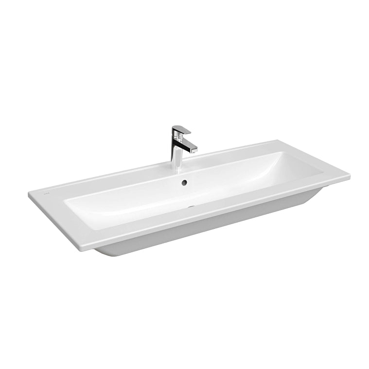 VitrA S20 Square Etajerli Lavabo, Dikdörtgen, 120x46 cm