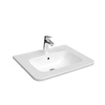 VitrA S20 Round Etajerli Lavabo, Yuvarlak, 60x46 cm