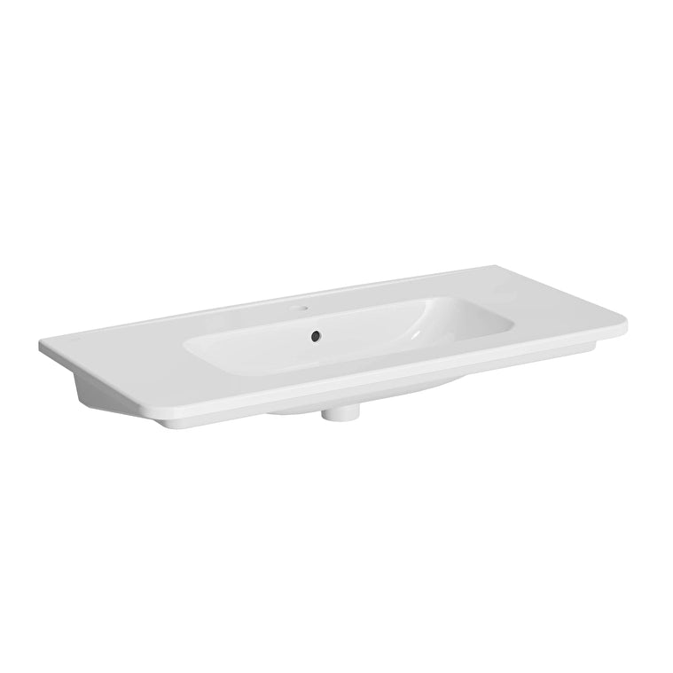 VitrA S20 Round Etajerli Lavabo, Yuvarlak, 100x46 cm