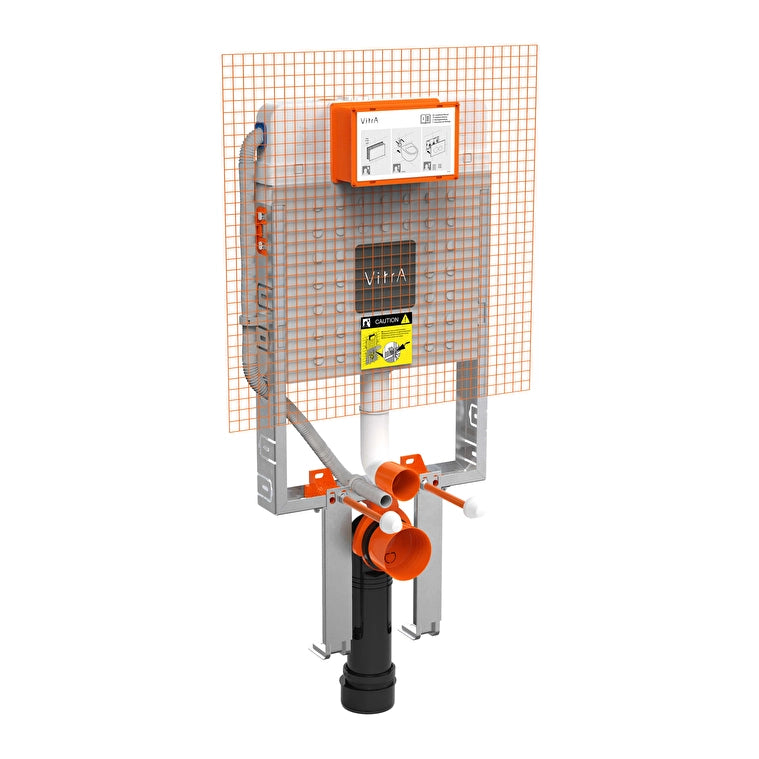 Vitra Gömme Rezervuar Metal Ayaklı Set, İnce, 3/6 Litre