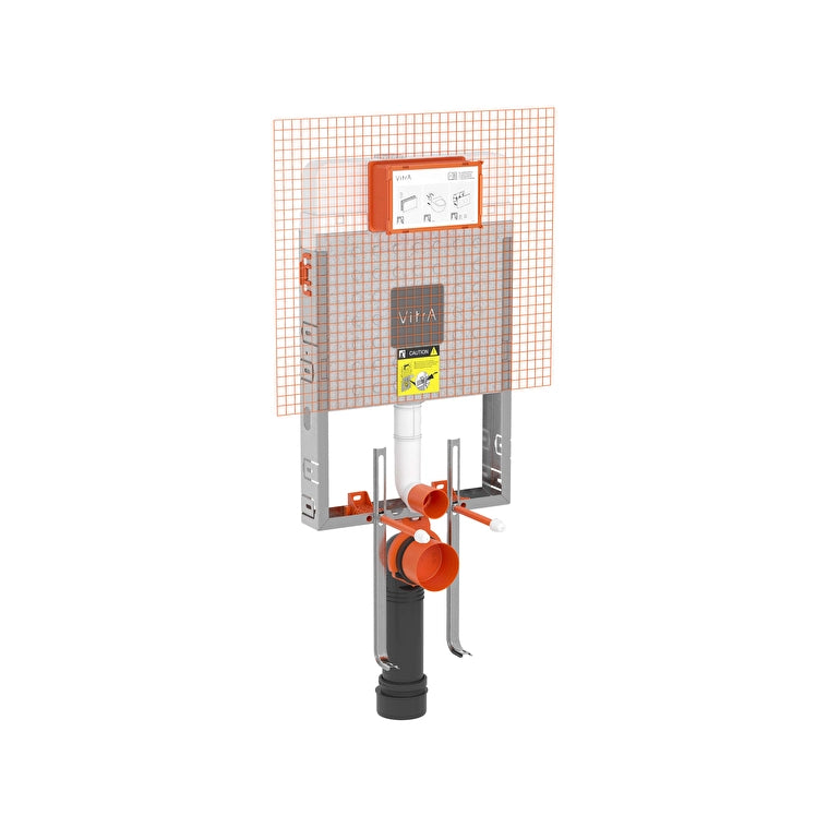 Vitra Gömme Rezervuar Metal Ayaklı Set, İnce, 3/6 Litre