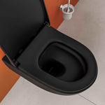 VitrA Sento Asma Klozet, Rim-ex, Gizli Montajlı, 54 cm, Mat Siyah