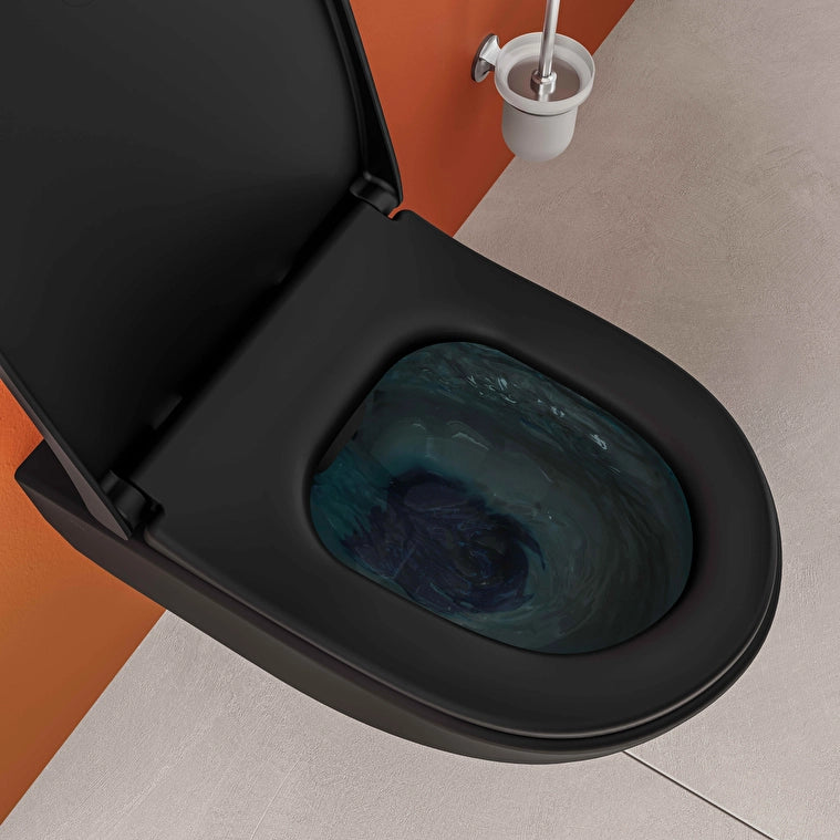 VitrA Sento Klozet Kapağı, Slim, Duroplast, Sök Tak, Mat Siyah