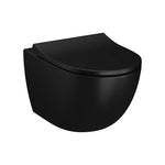 VitrA Sento Asma Klozet, Rim-ex, Gizli Montajlı, 54 cm, Mat Siyah
