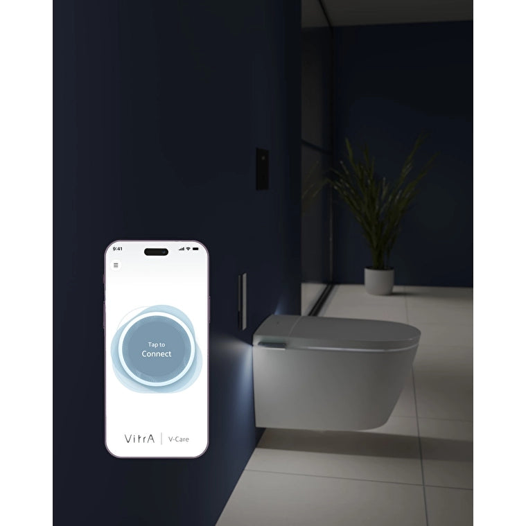 Vitra V-Care 3 Prime Akıllı Asma Klozet, Vortex, 60 cm