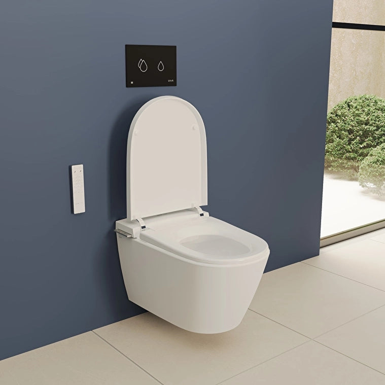 Vitra V-Care 3 Prime Akıllı Asma Klozet, Vortex, 60 cm