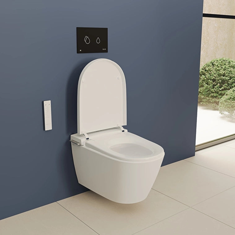 Vitra V-Care 3 Prime Akıllı Asma Klozet, Vortex, 60 cm