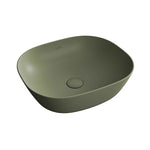 VitrA Plural Kare Alçak Çanak Lavabo, 45 cm, Mat Yosun Yeşili
