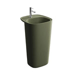 VitrA Plural Monoblok Lavabo, 50 cm, Mat Yosun Yeşili