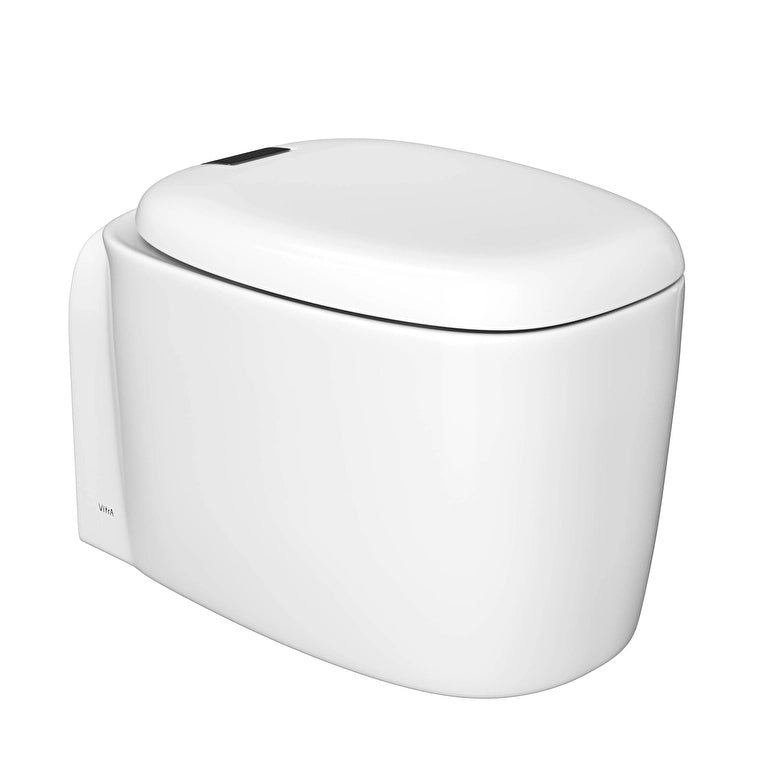 VitrA Plural Rim-Ex Kanalsız Asma Klozet, 55 cm, Parlak Beyaz