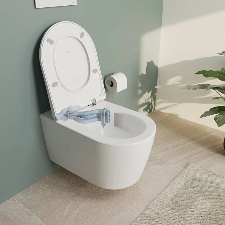 VitrA Metropole Round Asma Klozet, QuantumFlush, 56 cm