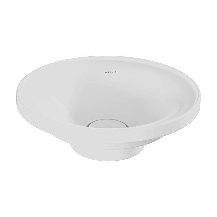 VitrA Glora Yuvarlak Çanak Lavabo, 45 cm, Mat Beyaz