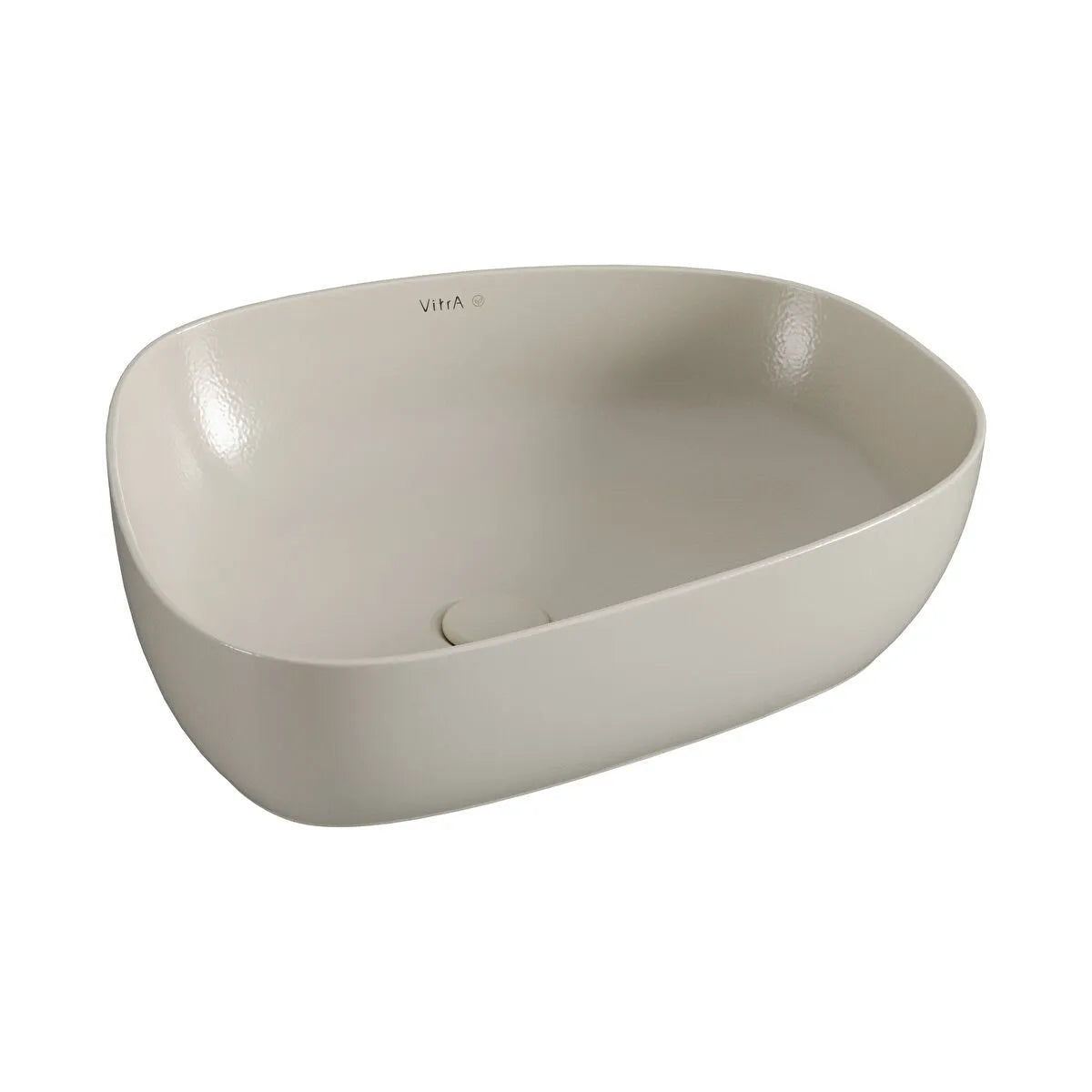 VitrA Outline Recycled Çanak Lavabo, 57x45 cm, Mat Bej