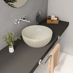 VitrA Outline Recycled Yuvarlak Çanak Lavabo, 41 cm, Mat Bej