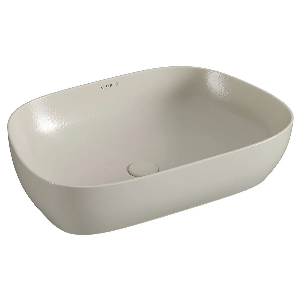 VitrA Outline Recycled Çanak Lavabo, 63x42 cm, Mat Bej
