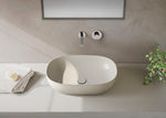 VitrA Outline Recycled Oval Lavabo, 60x41 cm, Mat Bej