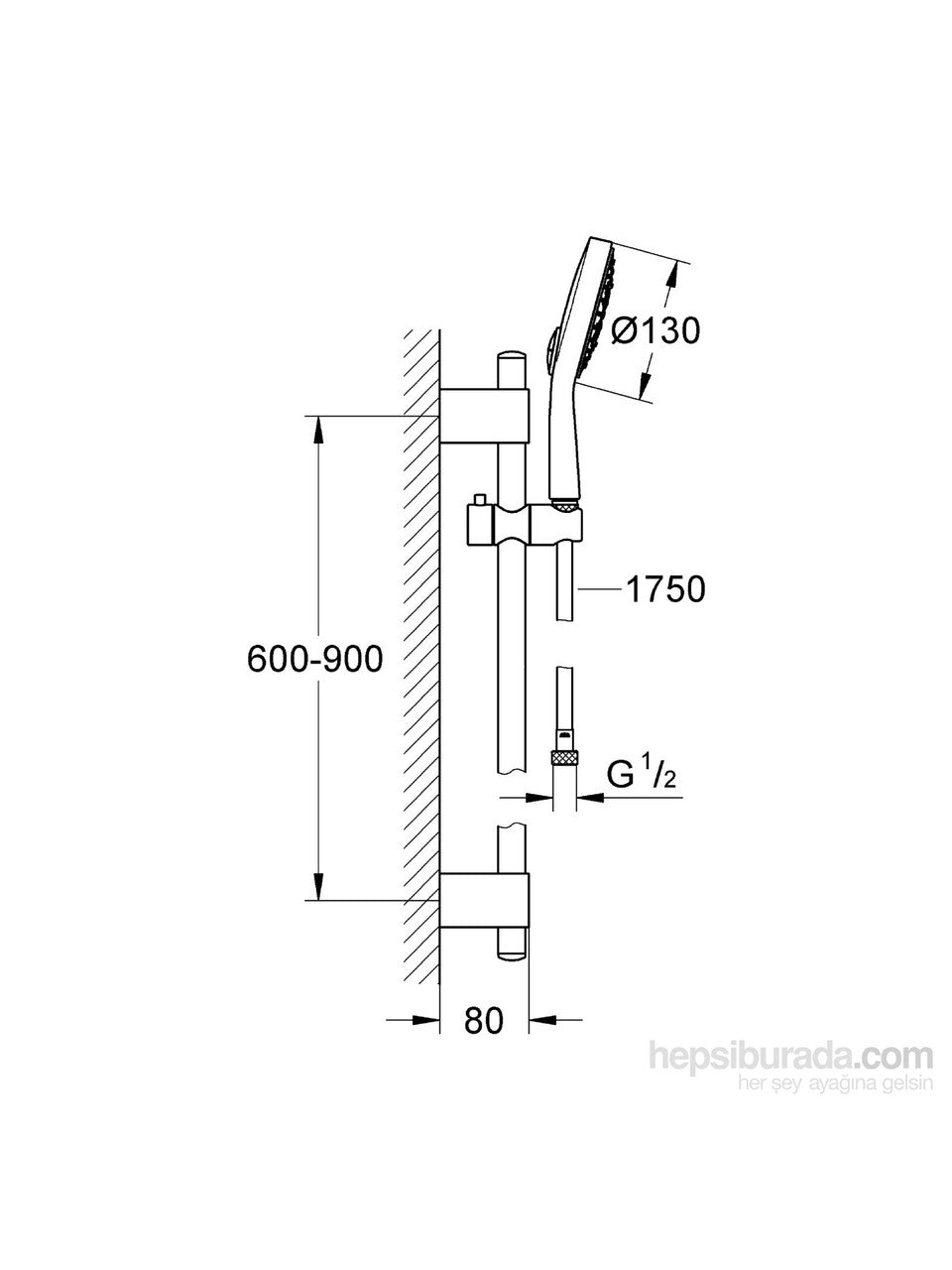 Grohe Power&Soul Cosmopolitan Duş Seti 4 Akışlı - 27734000