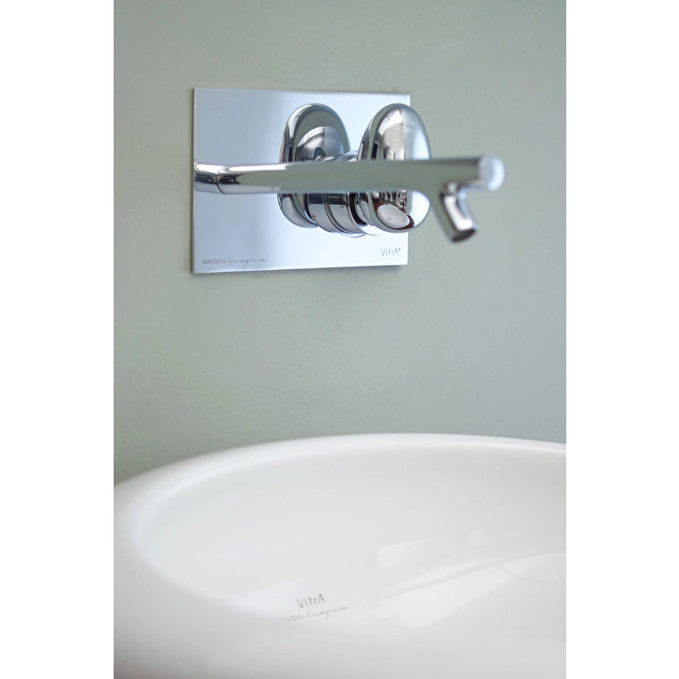 VitrA İstanbul Ankastre Lavabo Bataryası (Kısa) (Sıva Üstü Grubu), Parlak Krom