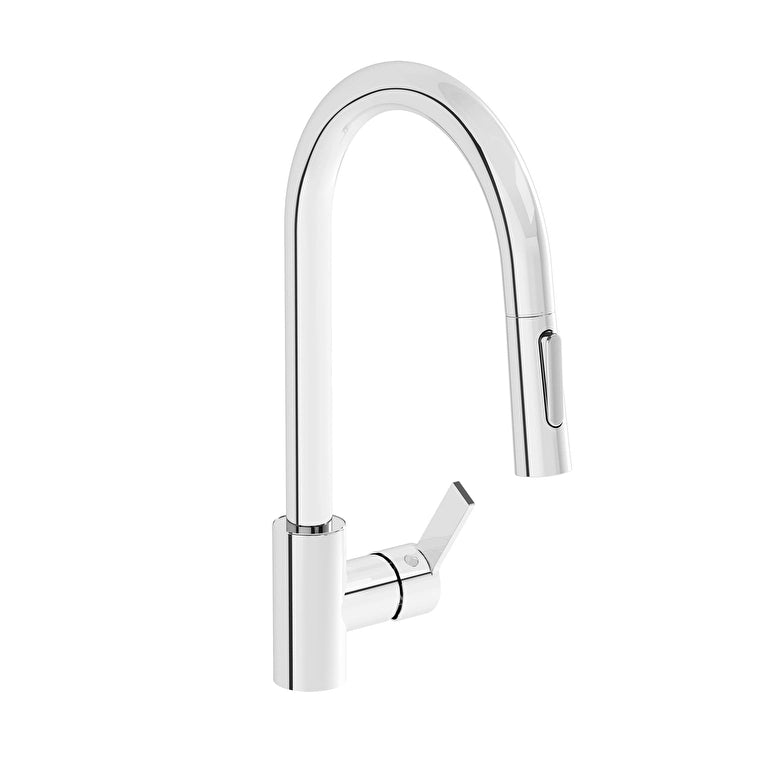 Artema Maestro Pull-Down Eviye Bataryası, Parlak Krom