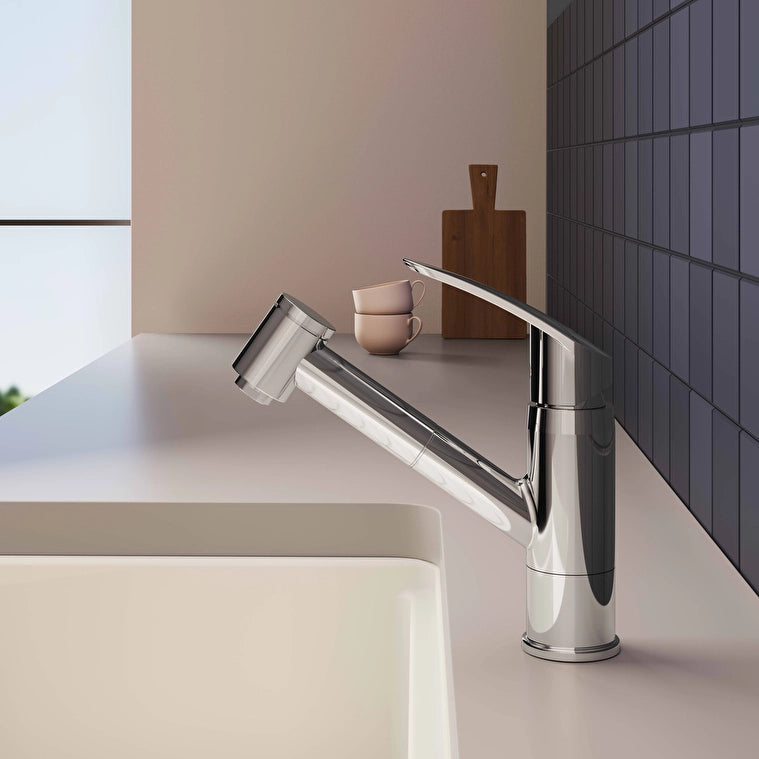 Artema Harmony Xl Pull-Out Eviye Bataryası, Parlak Krom