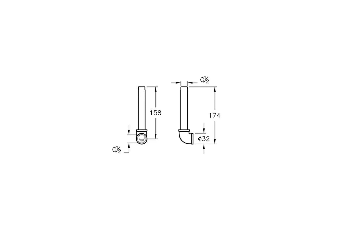VitrA Origin Ankastre Dirsek Grubu