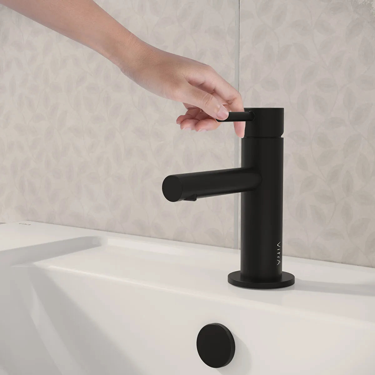 VitrA Origin Lavabo Bataryası (Kısa), Mat Siyah