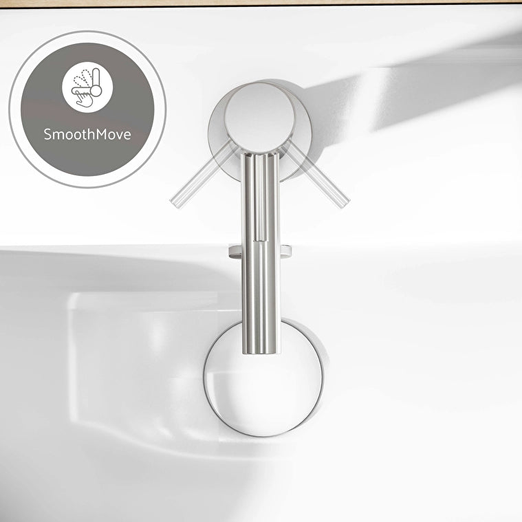 VitrA Origin Lavabo Bataryası (Kısa), Parlak Krom