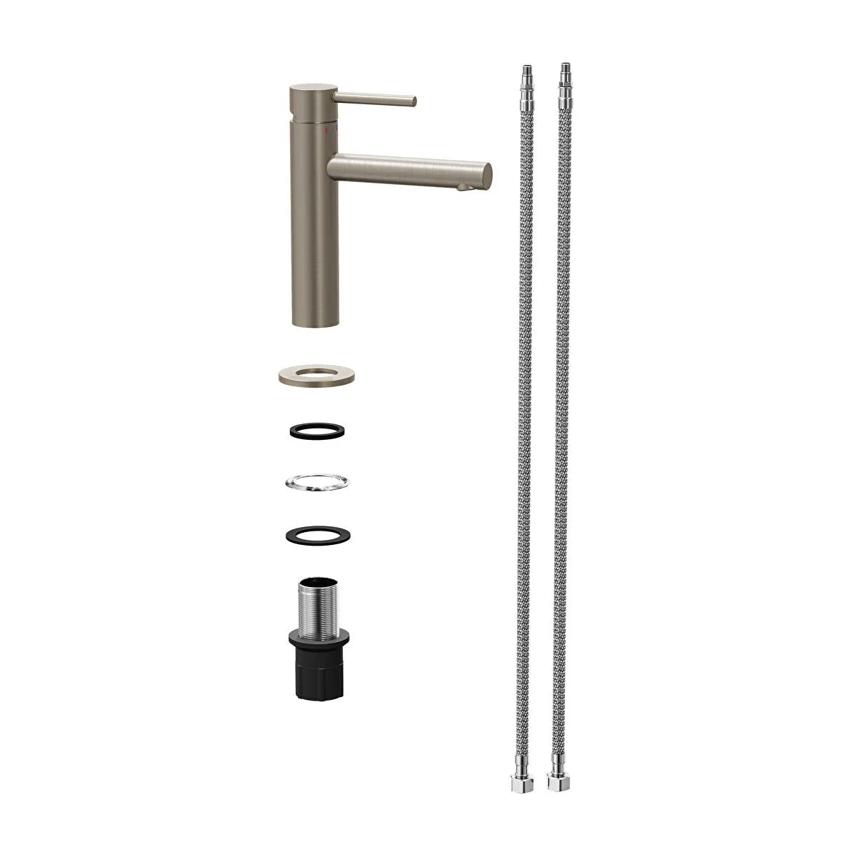 VitrA Origin Lavabo Bataryası, Fırçalı Nikel