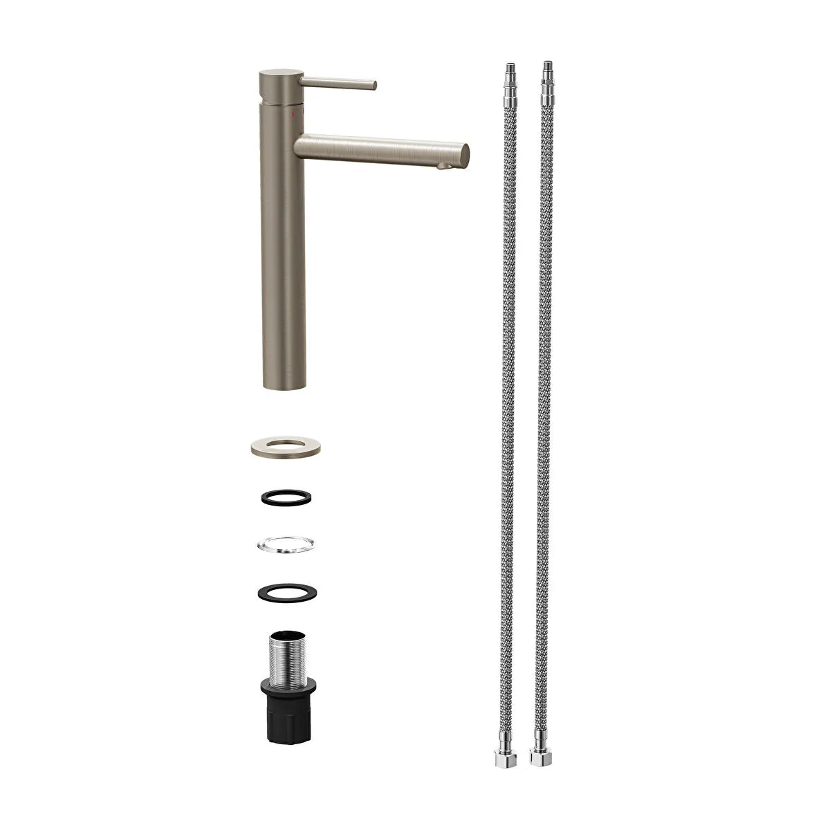 VitrA Origin Lavabo Bataryası (Yüksek), Fırçalı Nikel