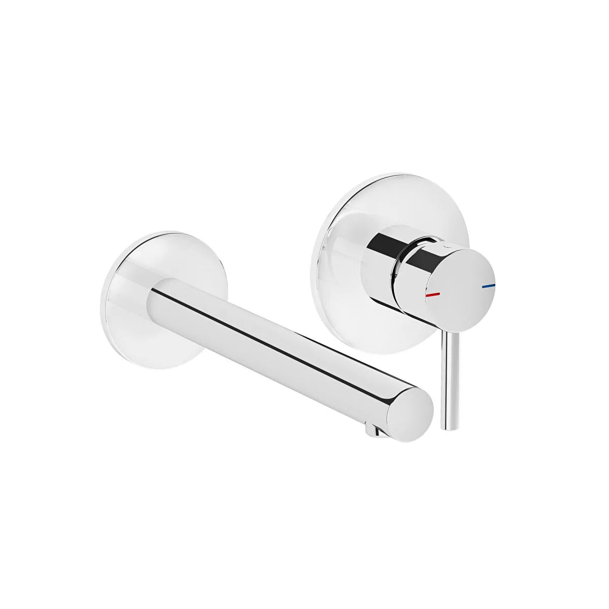 VitrA Origin Ankastre Lavabo Bataryası (2 Rozetli) (Sıva Üstü Grubu), Parlak Krom
