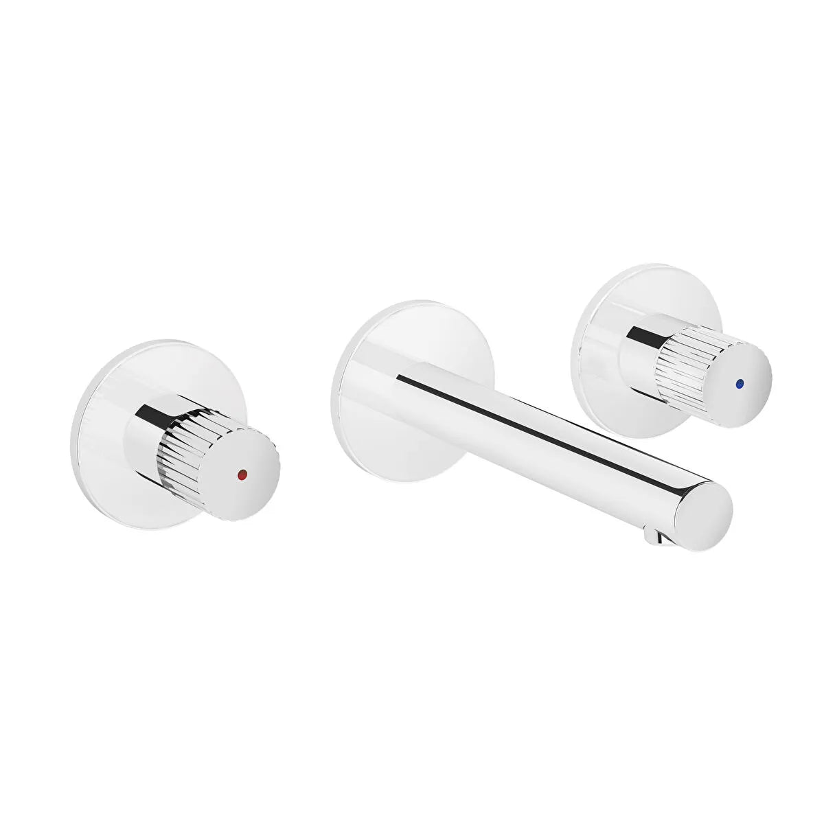 VitrA Origin Ankastre Lavabo Bataryası (3 Rozetli) (Sıva Üstü Grubu), Parlak Krom