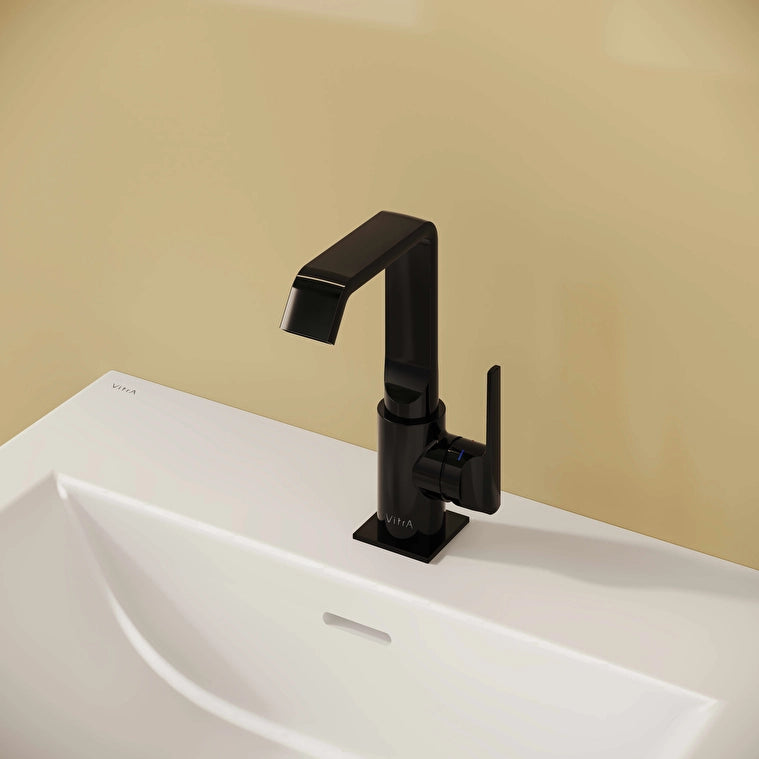VitrA Suit Lavabo Bataryası (Yandan), Parlak Siyah
