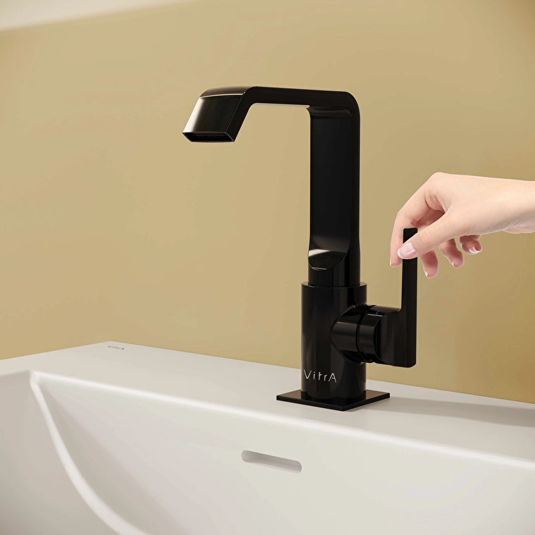 VitrA Suit Lavabo Bataryası (Yandan), Parlak Siyah