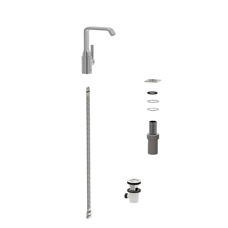 VitrA Suit Lavabo Bataryası (Yandan), Parlak Krom