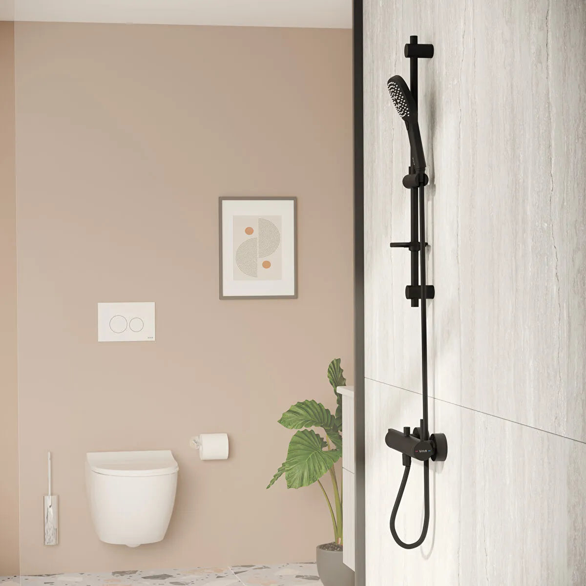 VitrA Origin Banyo Bataryası, Mat Siyah