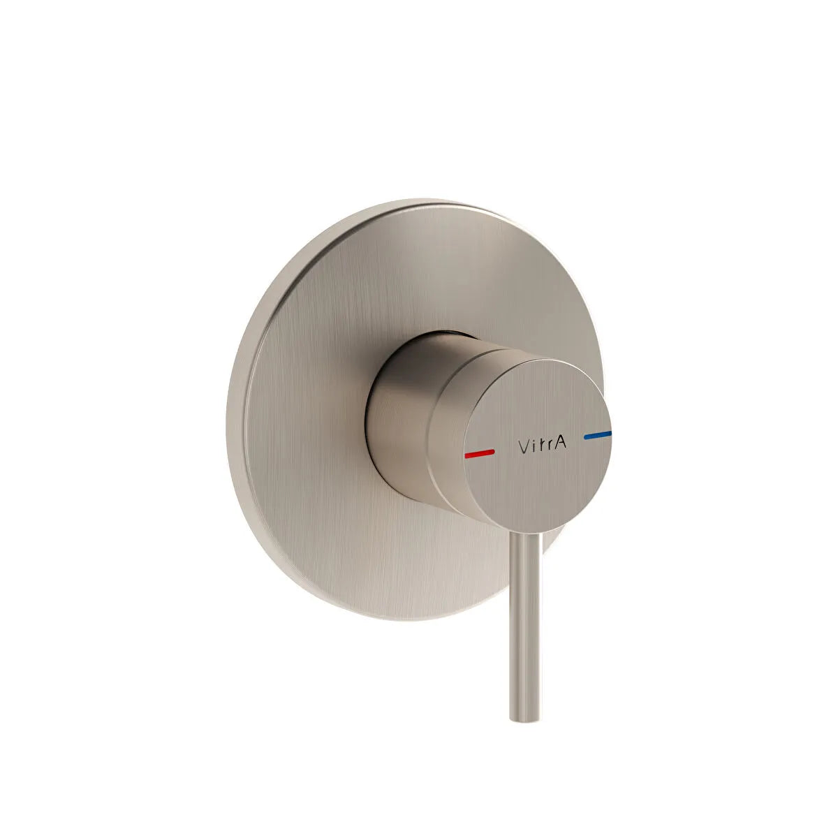 VitrA Origin Ankastre Lavabo Bataryası (Duvardan Kontrol, Minibox) (Sıva Üstü Grubu), Fırçalı Nikel
