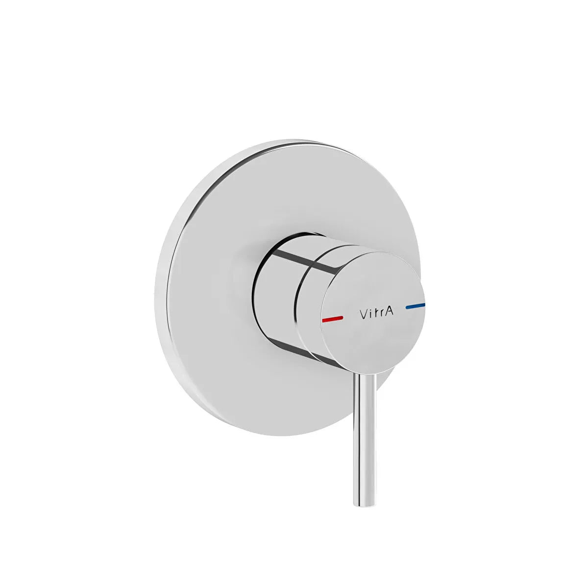 VitrA Origin Ankastre Lavabo Bataryası (Duvardan Kontrol, Minibox) (Sıva Üstü Grubu), Parlak Krom