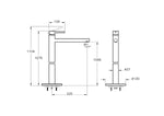 VitrA Origin Monoblok Lavabo Bataryası, Parlak Krom