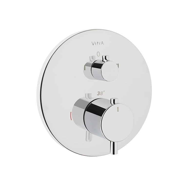 VitrA Origin Ankastre Termostatik Banyo Bataryası (V-Box) (Sıva Üstü Grubu), Parlak Krom