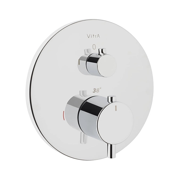 VitrA Origin Ankastre Termostatik Duş Bataryası (V-Box) (Sıva Üstü Grubu), Parlak Krom