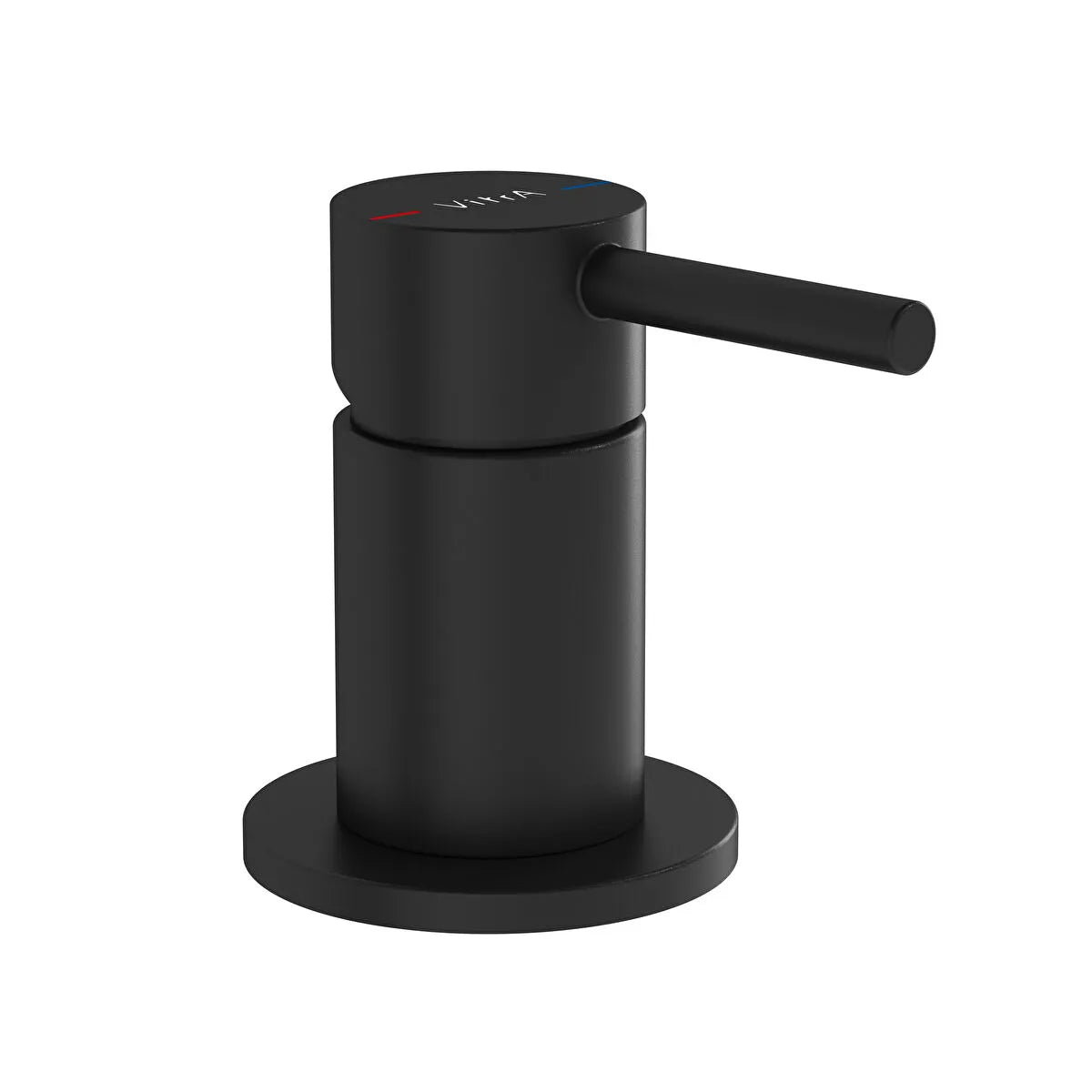 VitrA Origin Ankastre Lavabo Bataryası (Tezgahtan Kontrol) (Sıva Üstü Grubu), Mat Siyah
