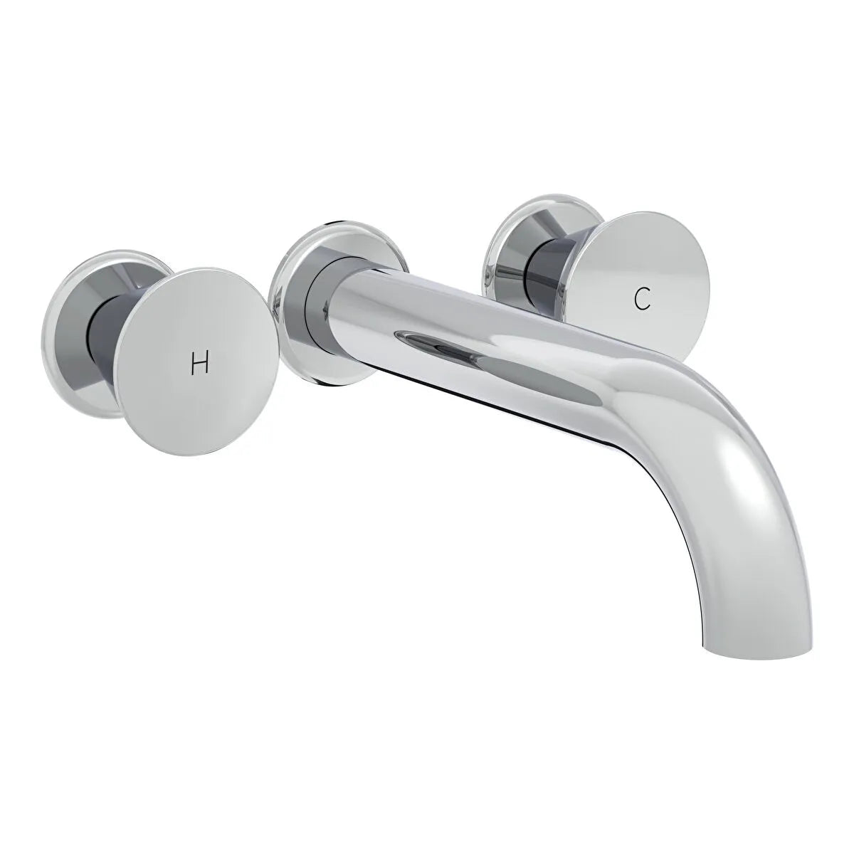 VitrA Liquid Ankastre Lavabo Bataryası (Uzun), Parlak Krom