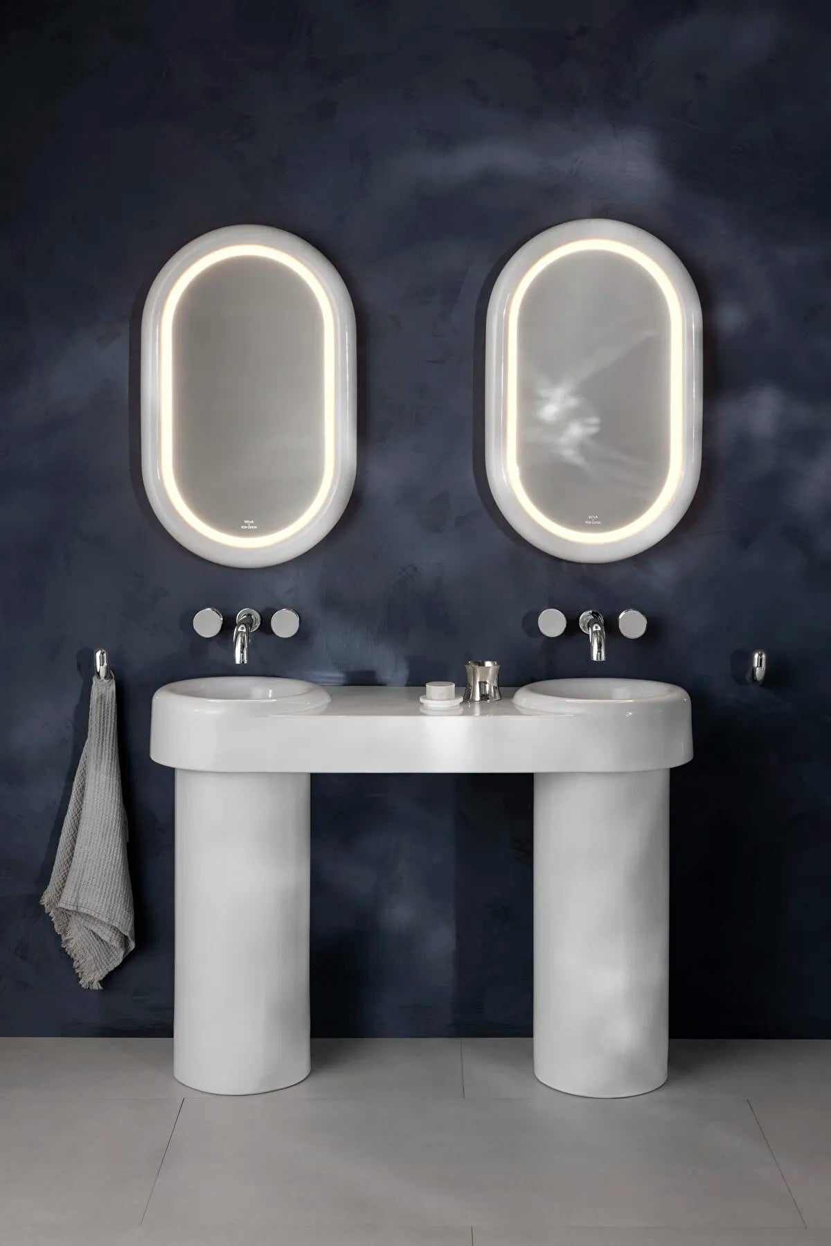 VitrA Liquid Ankastre Lavabo Bataryası (Kısa), Parlak Krom